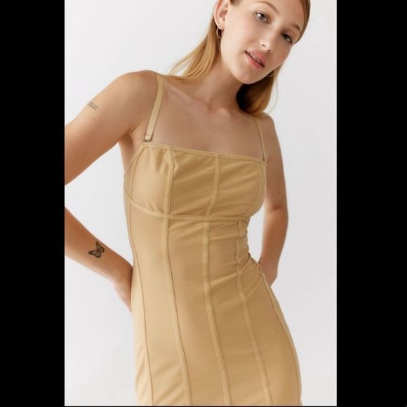 UO Bari Corset Mini Dress - Picture 3 of 7